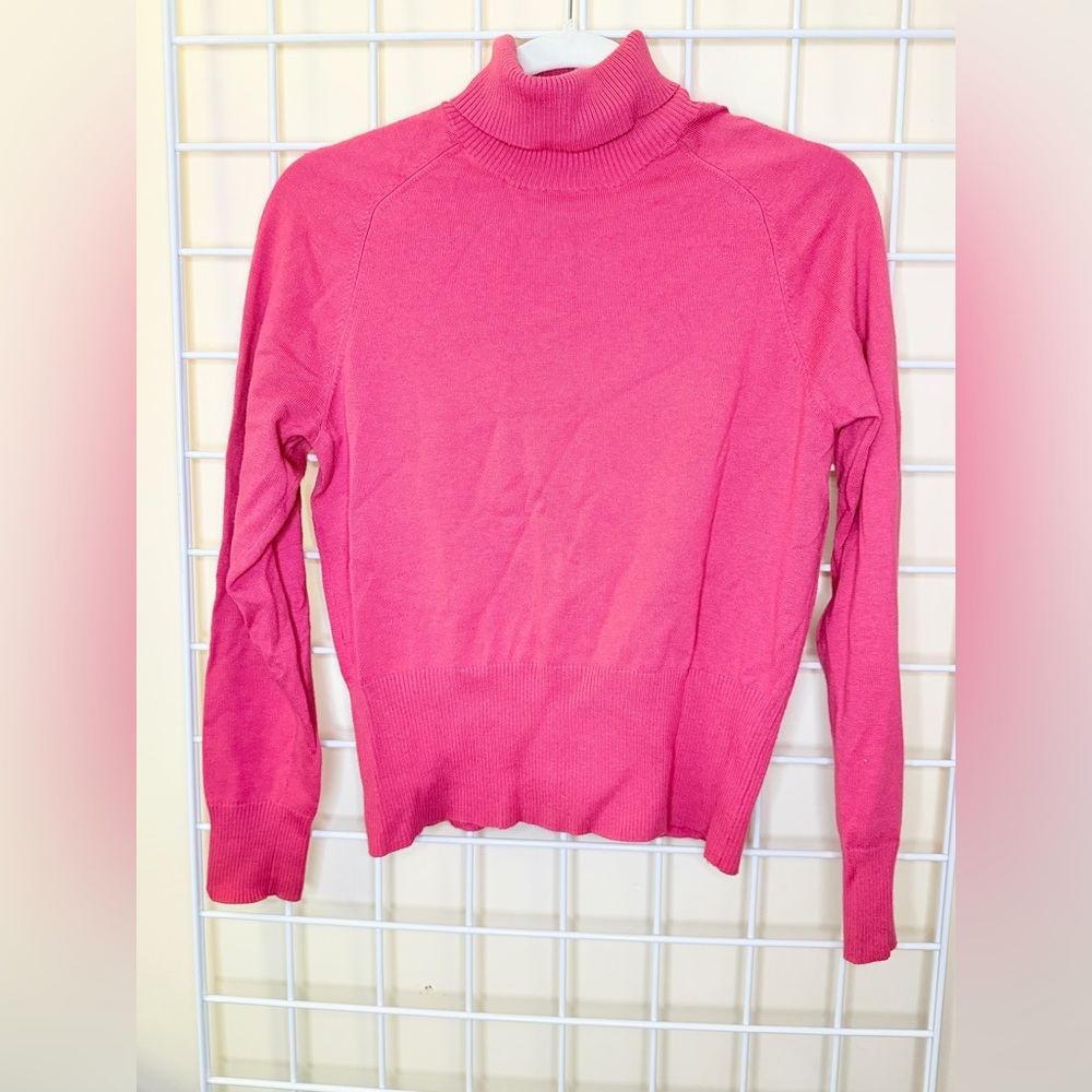 Talbots Vibrant Pink Knit Top